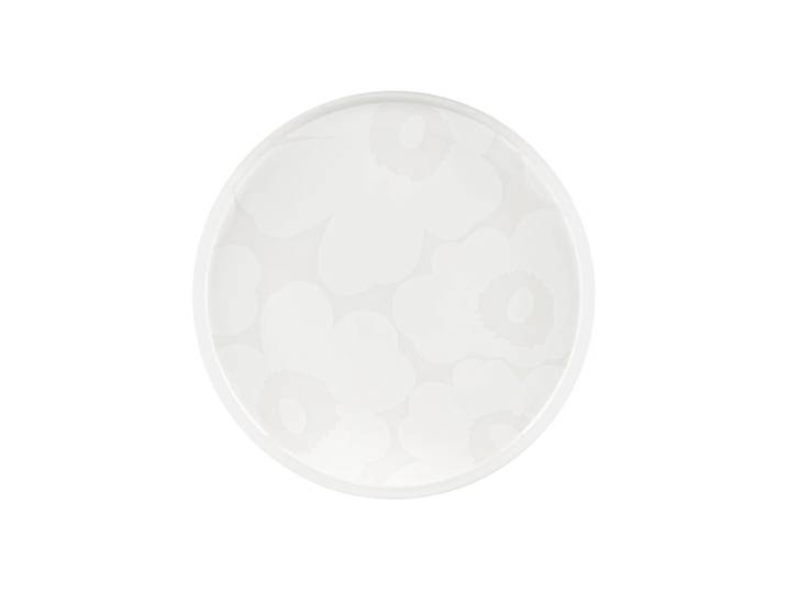 Marimekko - Marimekko - Oiva Unikko Teller Ø 20 cm, weiss / off-white