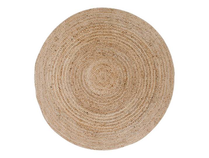Tapis en jute tressée Ø 120 cm Marron/Marron 120 x 1 x 120cm Jute