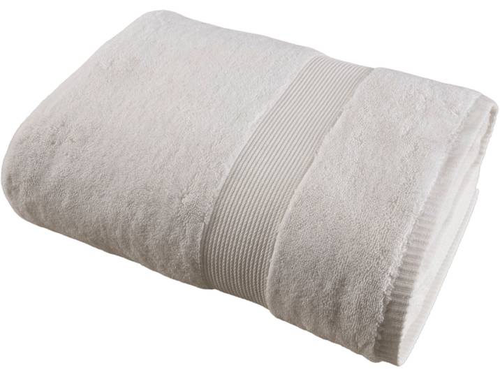 Duschtuch EGERIA Pure , weiss (ivory), B:90cm L:150cm, Frottier, Baumwolle, Handtücher, Duschtuch, 90x150 cm