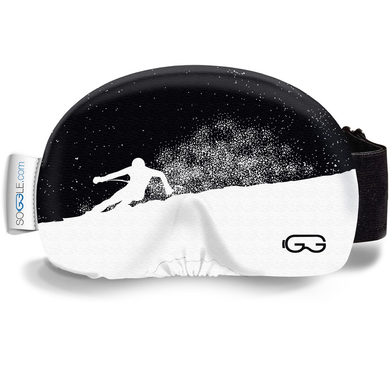Soggle B&W Skier
