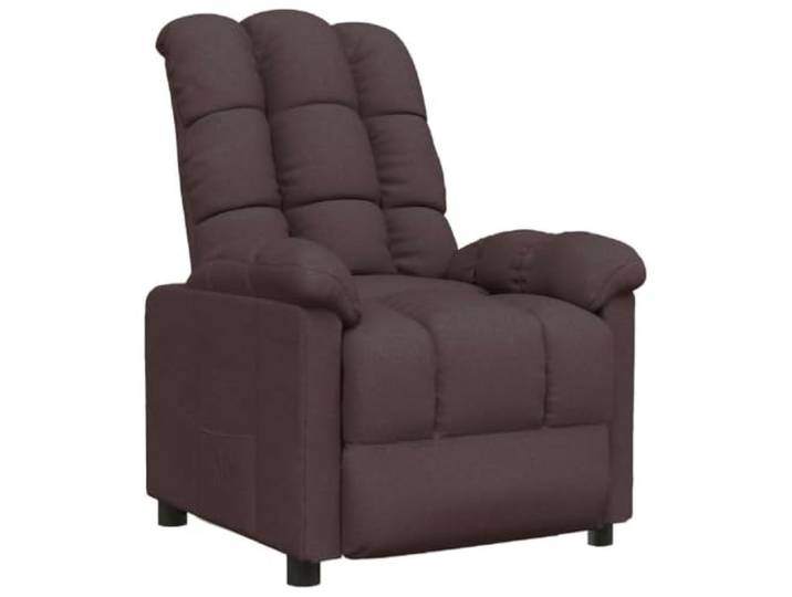 Makastle Relaxsessel Dunkelbraun Stoff
