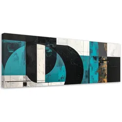 LEINWANDBILD 3D und geometrisch 120x40cm