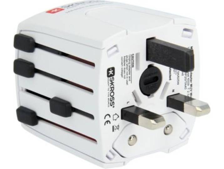 Skross - Adaptateur De Voyage Universel Blanc