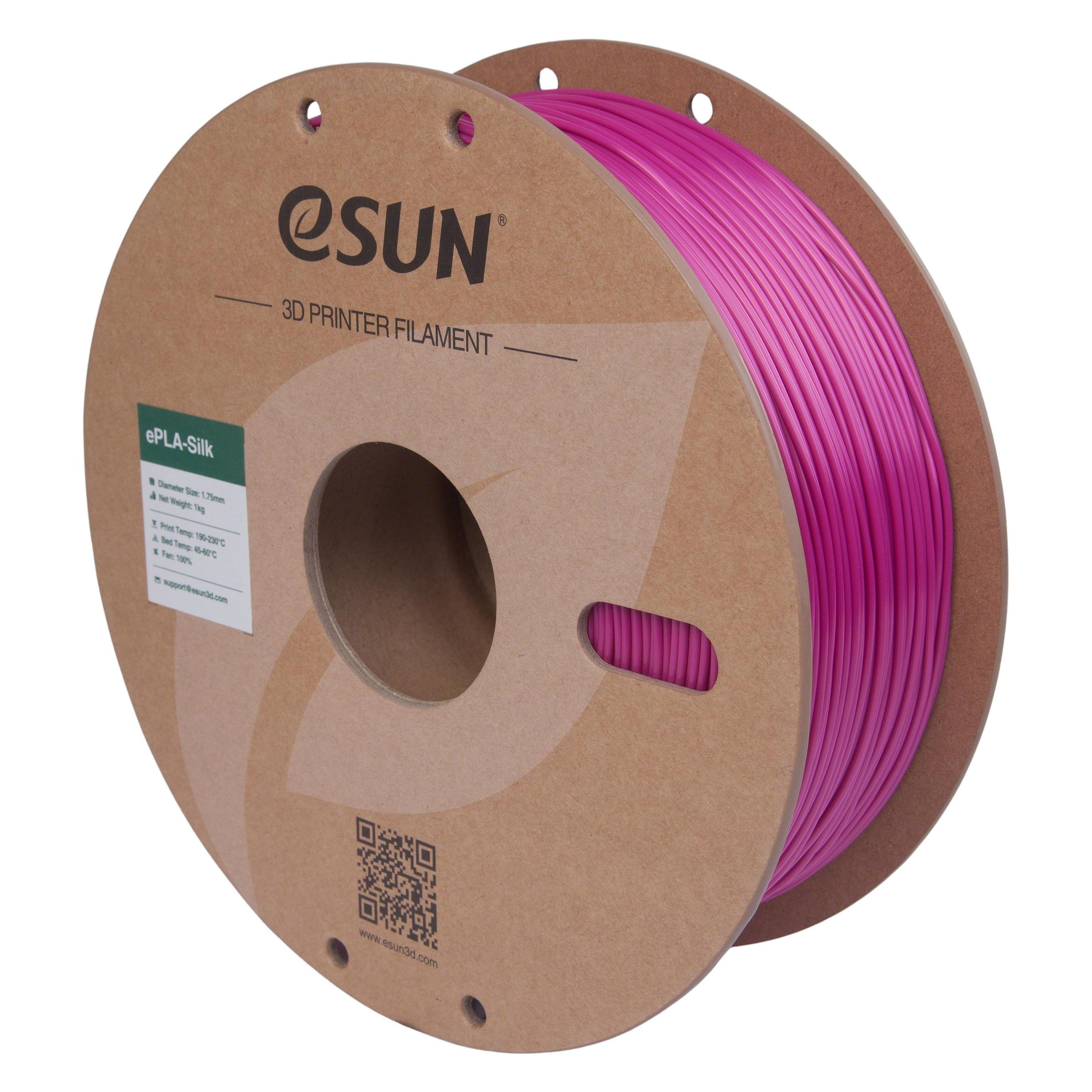 eSUN EPLA-SILK 1,75mm VIOLET 1kg 3D FILAMENT (PLA, 1000 g, 1.75 mm) (EPLA-SILK-P175VI1)