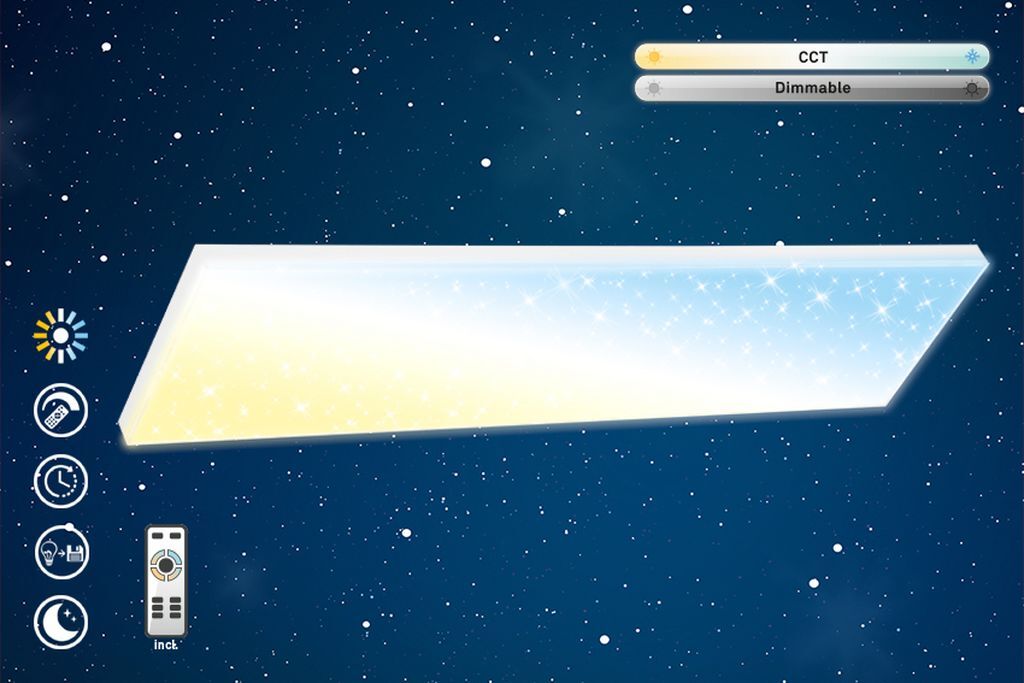 BRILONER LEUCHTEN LED Panel "FRAMELESS", weiß (weiß, neutral), Leuchten, LED Panel
