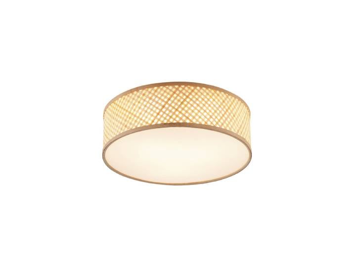 Plafonnier oriental en bambou naturel 40 cm - Tremmo