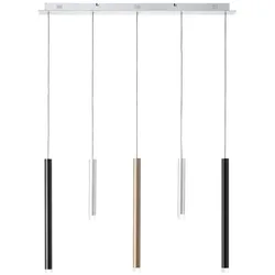 Brilliant, Pendelleuchte, Cembalo LED 20W PE 5 Pendelleuchte, 5-flammig (2600 lm)