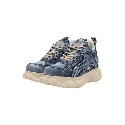 Sneaker BUFFALO "Buffalo CLD CHAI", Damen, Gr. 39, blau, Polyurethan, Schuhe Sneaker