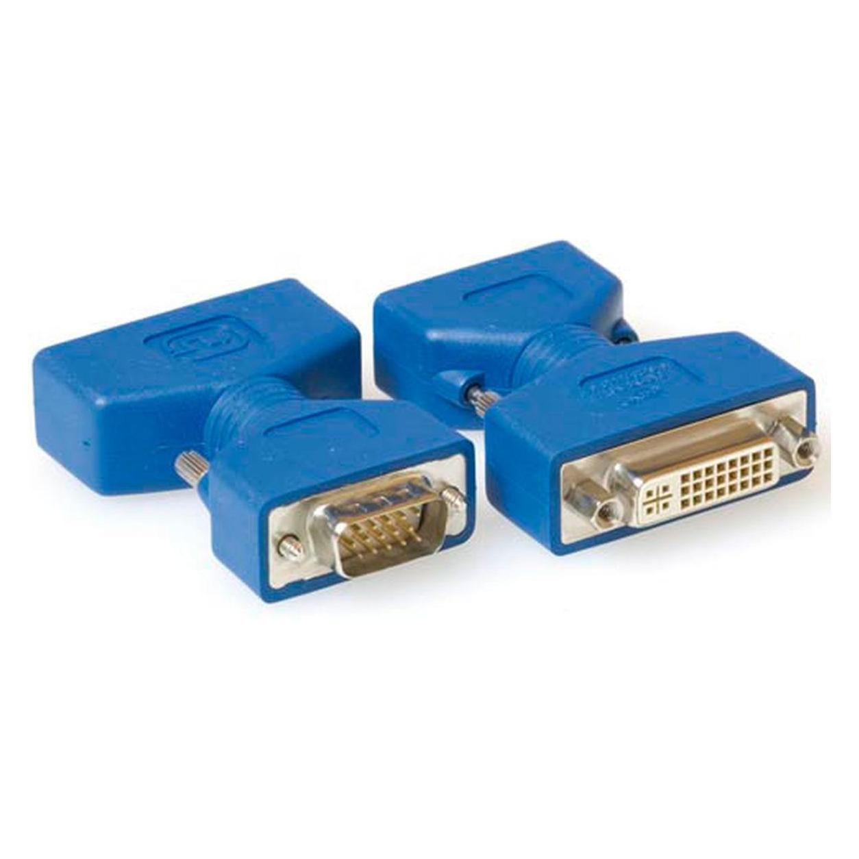 ACT Gender DVI-A female to VGA male. Gender: DVI-A F/HD15M Dvi-a f/hd15m (AB3755)