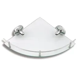 Novaservis Eckregal Metalia 1 Chrom Metall, Glas 6158.0