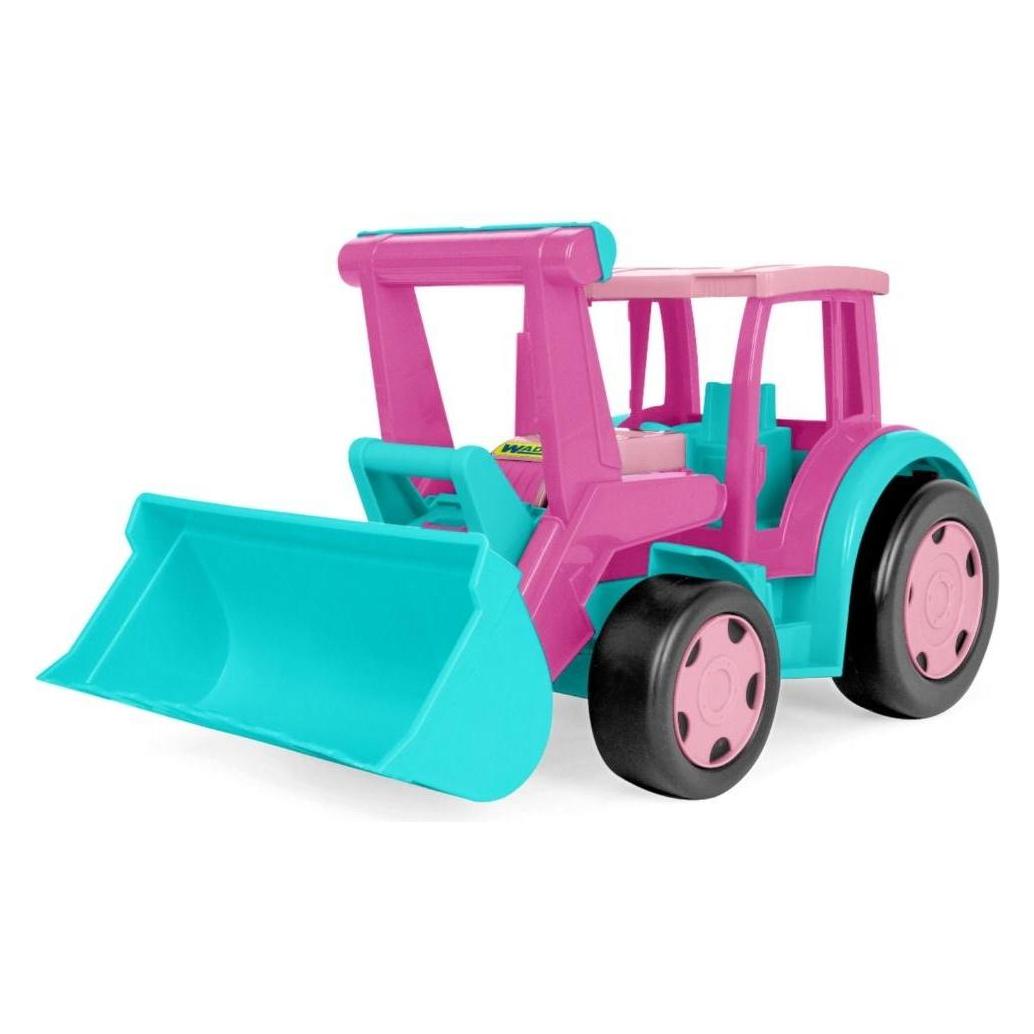 Wader Riesen Traktorlader rosa (57949370)