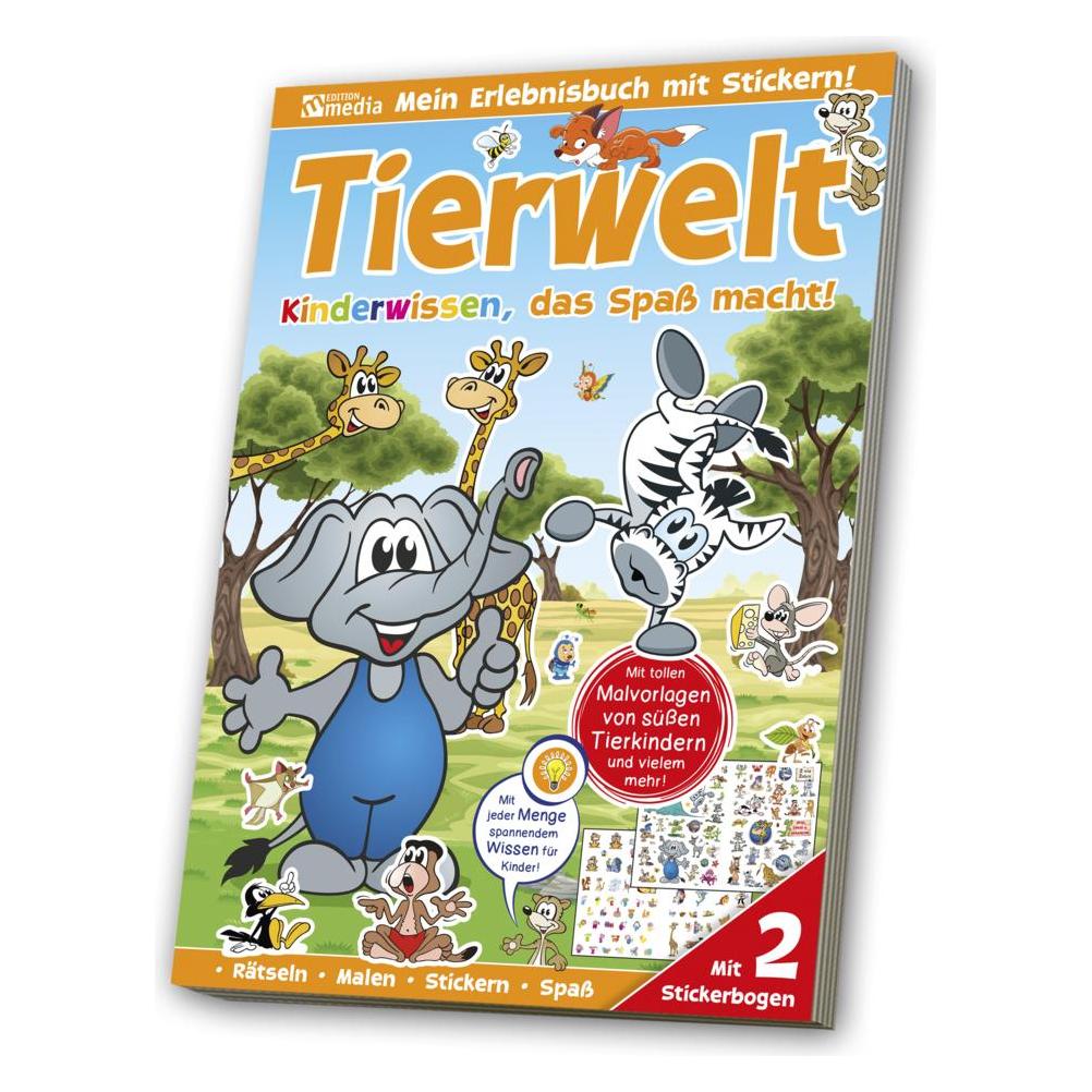 Media Verlag Tierwelt Kinderwissen, das Spass macht! (2 Sticker) (1257)