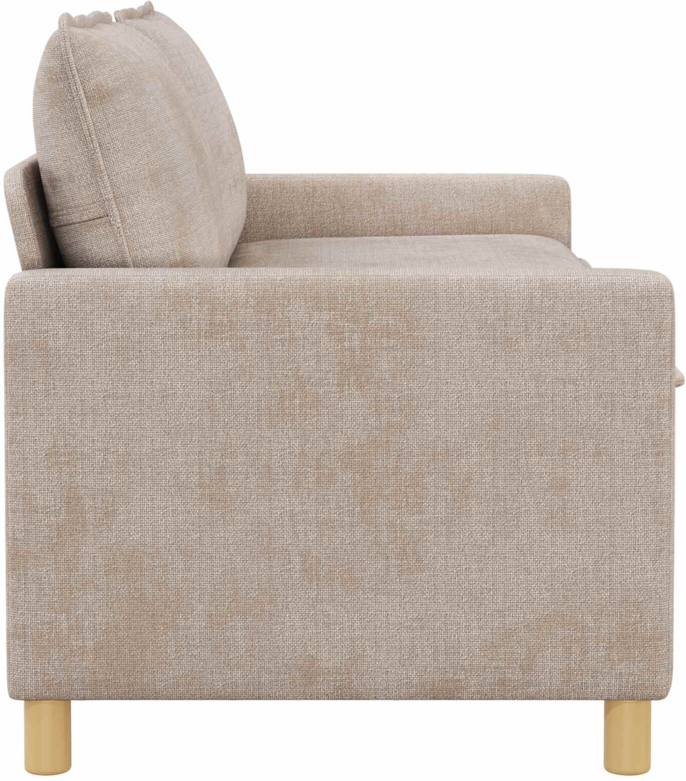 vidaXL Canapé Beige 156 x 81 x 87,5 cm Polyester