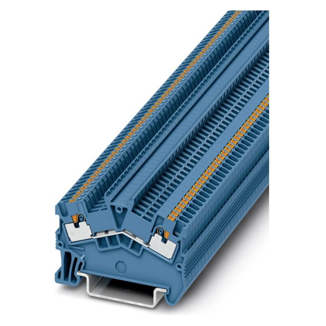 Phoenix Contact PTS 1,5/S BU - Durchgangsklemme PTS 1,5/S BU Blau Inhalt: 50 St. (3214550) (3214550)