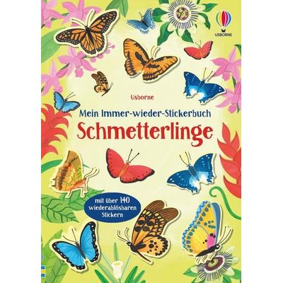 Mein Immer-wieder-Stickerbuch: Schmetterlinge, Taschenbuch von Jane Bingham, Usborne, 978-1-78941-868-2