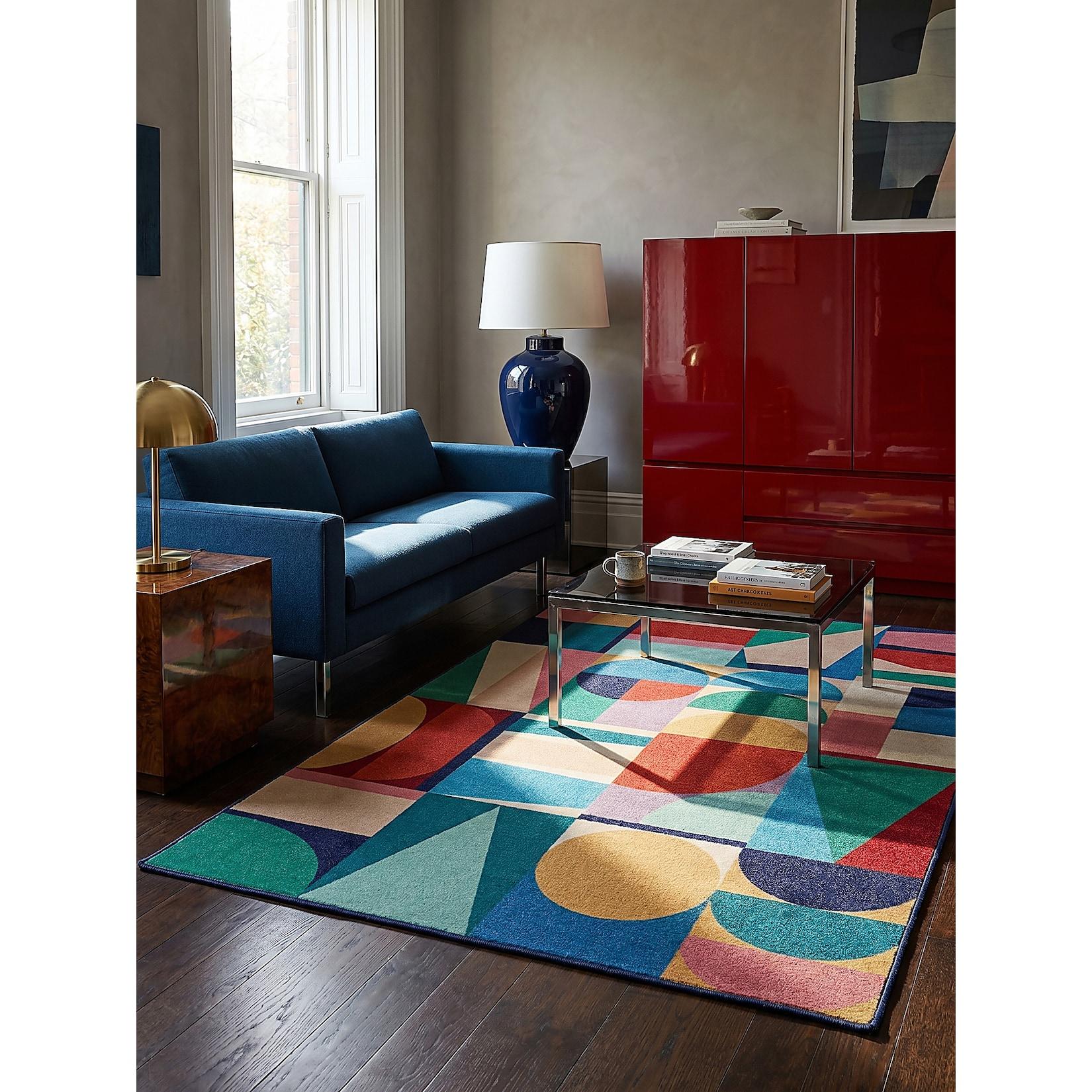 Wollteppich Patchwork Bunt 180 x 230 cm - DAHLIA Kadima Design