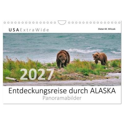 Entdeckungsreise durch ALASKA (Wandkalender 2027 DIN A4 quer), CALVENDO Monatskalender
