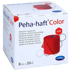 Peha Haft Color Fixierbinde 8cmx20m rot