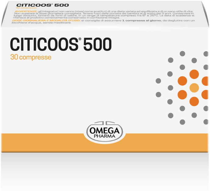 Omega Pharma Citicoos 500 30Cpr
