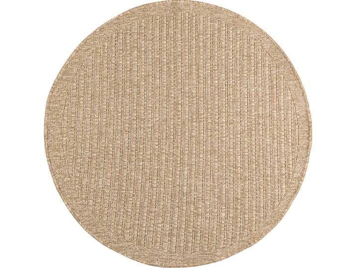 Tapis intérieur et extérieur aspect jute naturel diamètre 80