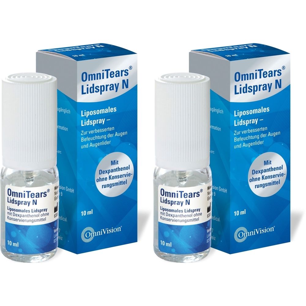 Omnitears Lidspray N x2 2x10 ml Spray