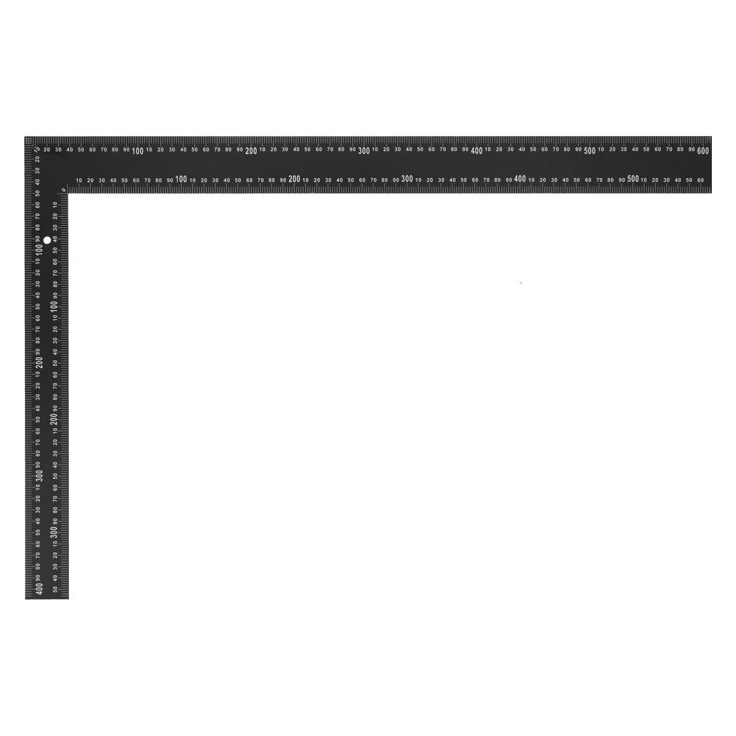 Toya Zimmermannswinkel 400 x 600 mm schwarz (18200)