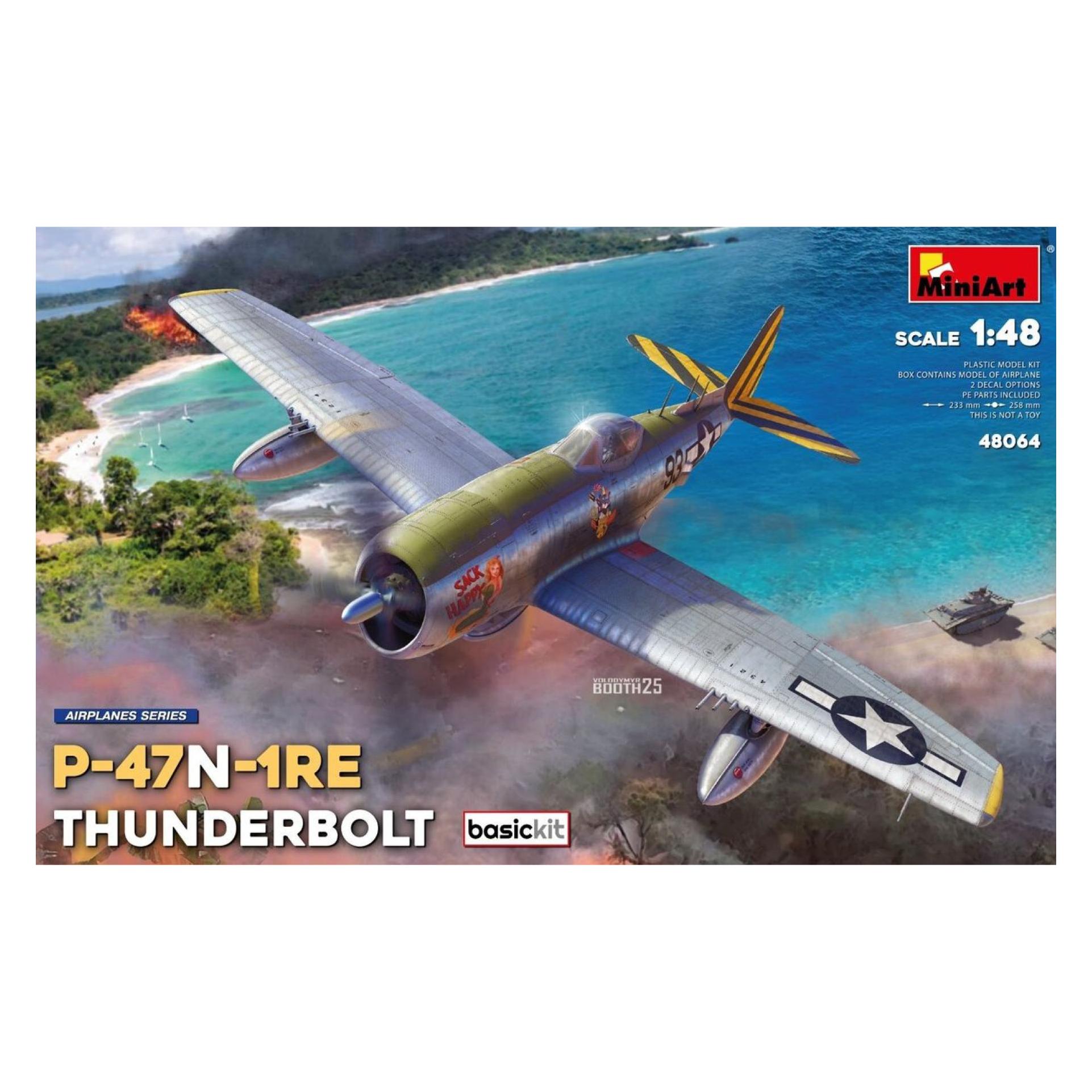 Mini art 1:48 US P-47N-1RE Thunderbolt Basic Kit (550048064)