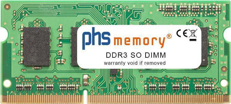 PHS 4GB DDR3 SO DIMM 1600MHz RAM-geheugen voor Toshiba DynaBook PAZ15VB-SKA (SP170848)