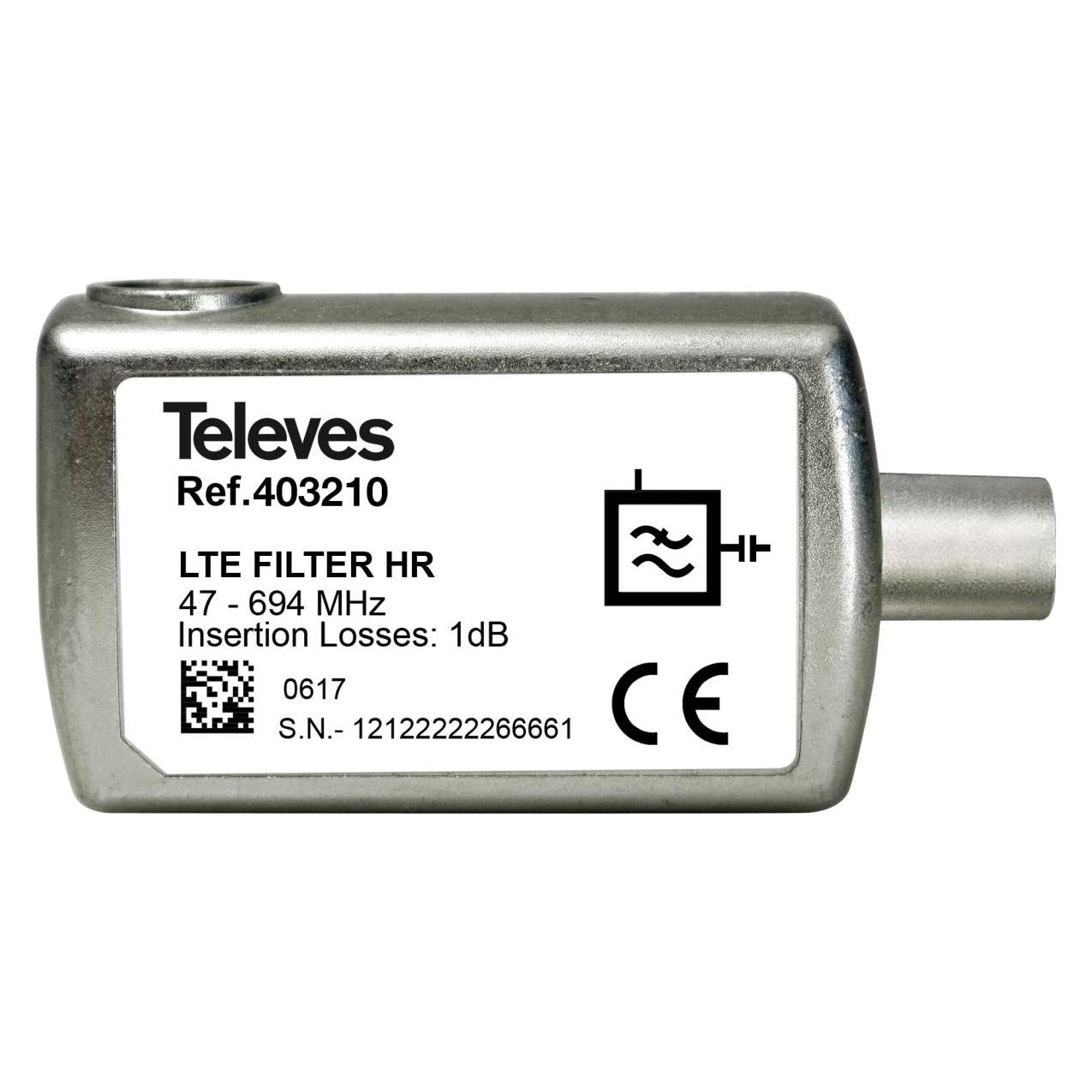 Televes Filter LTE-48/5G Innenbereich (LTE) (403210)