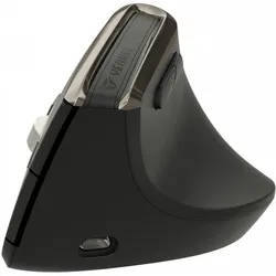 Yenkee Dual 2.4GGz/BT5.0/BT3.0 battery vertical wireless mouse (Kabellos), Maus, Schwarz