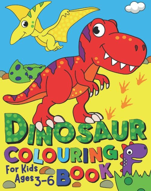 Silly Bear - Dinosaur Colouring Book: For kids ages 3-6 (UK Edition) (Silly Bear Colouring Books, Band 2) - Preis vom 09.10.2026 07:28:09 h