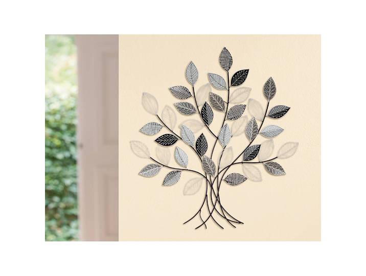 Objet déco mural Arbre Graphic Fer Argenté 100 x 107 x 2cm
