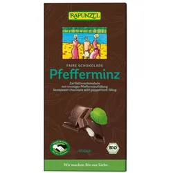 Zartbitter Schokolade - Pfefferminz 100g