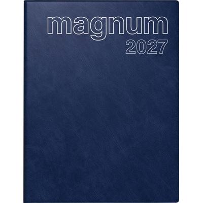 rido/idé 7027042387 Buchkalender Mod. magnum 2027 183×240 mm, Kunststoff, dunkelblau