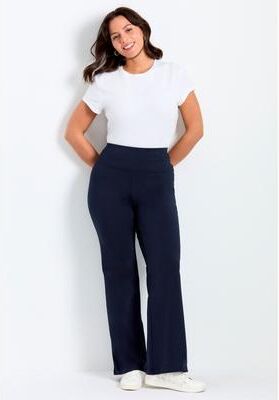 Plus Size Women's Bootleg Legging by Avenue in Navy (Size 30/32)