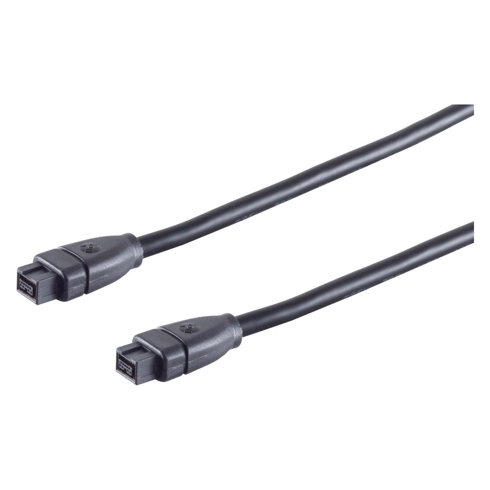 Shiverpeaks S CONN maximum connectivity FireWire-Anschlusskabel, IEEE 1394B Kabel, 9-pol Stecker auf 1394B 9-pol (1 m, FireWire) (77301)