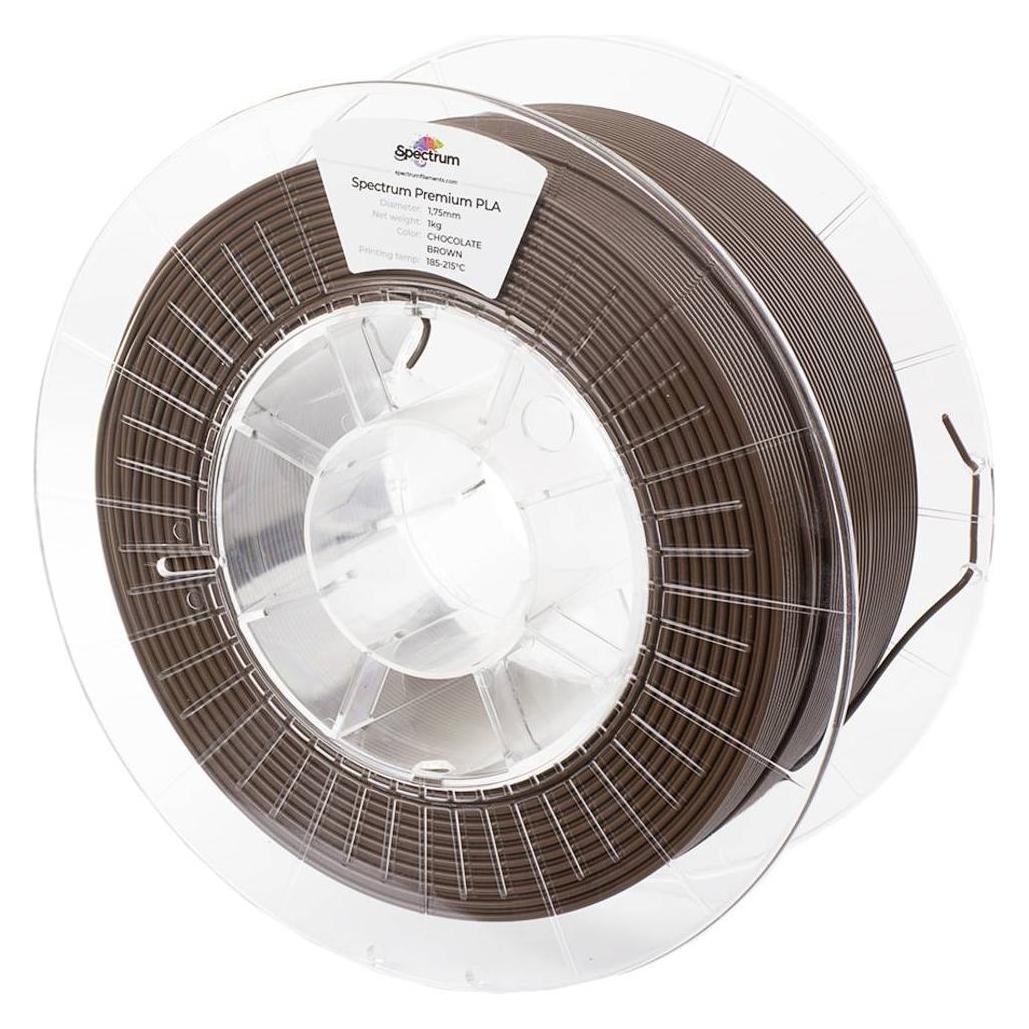 Spectrum 3D Filament PLA 1.75mm CHOCOLATE BROWN 1kg (PLA, 1000 g, 1.75 mm) (80001)