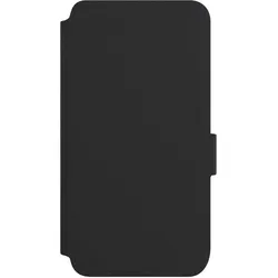 Nivocase Klapphülle für Samsung Galaxy S25 Handyhülle aus Kunst Leder NIVOflip schwarz (Samsung Galaxy S25), Smartphone Hülle, Schwarz