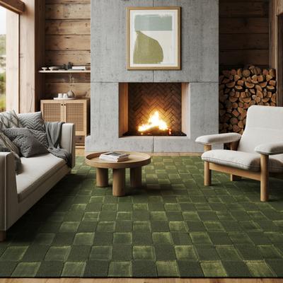 Nuloom Alaiya Checkered Machine Washable Area Rug
