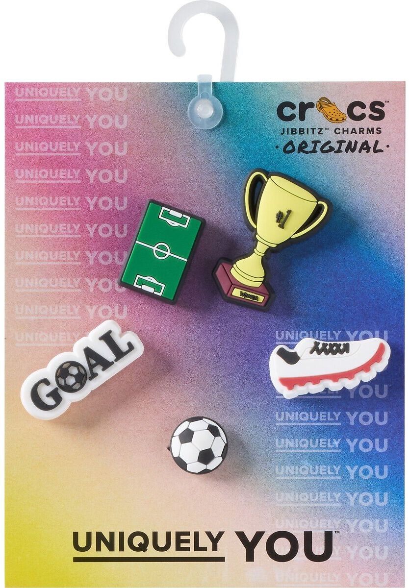 CROCS Lot de 5 Jibbitz Football