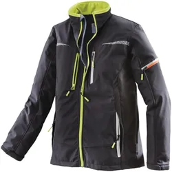 Terrax,  Softshelljacke Workwear Grösse XXL schwarz/limette (XXL)