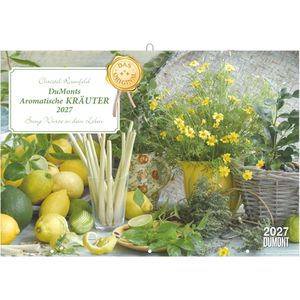 Dumont Bildkalender 130301, Aromatische Kräuter, Jahr 2027, Motiv: Küchenkalender Broschürenkalender 42 x 29cm