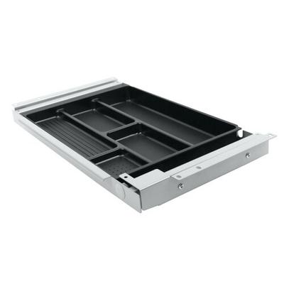 TecLines TUS003A ausziehbare Unterbau Schublade S, silber