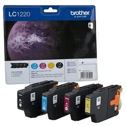 Brother Tintenpatrone »LC-1220 Value Pack« blau