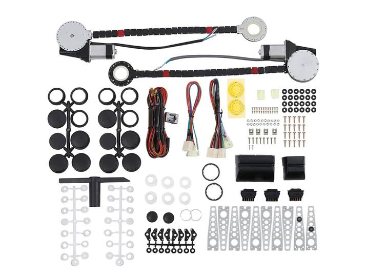 Kit de conversion pour lève-vitre électrique universel, 2 portes, 514 et plus