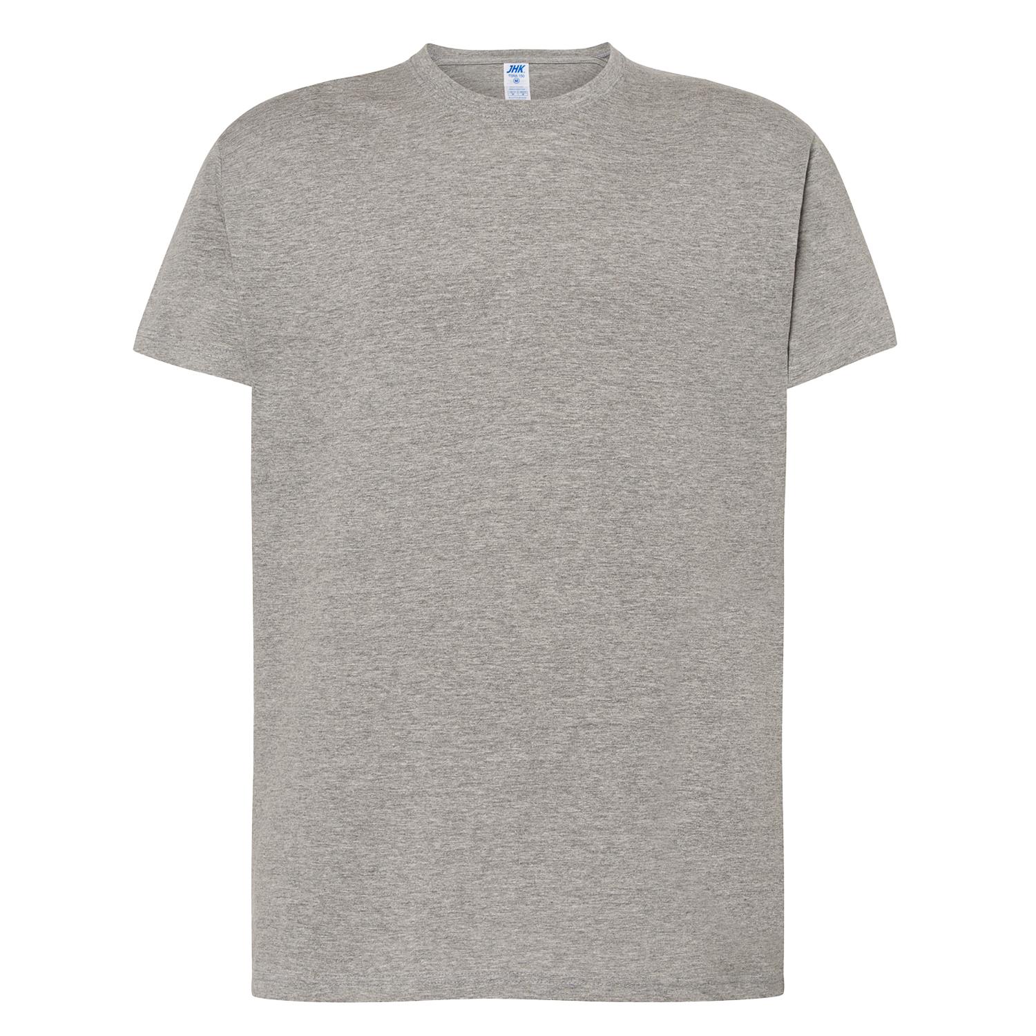 JHK Unisex Normaal Normaal T-Shirt voor Volwassenen (Grijze Melange)