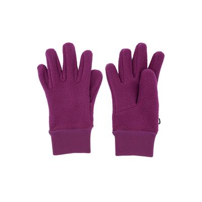 Fleecehandschuhe MAXIMO, Mädchen, Gr. 3, lila (pink), Fleece, Kunstfaser, Handschuhe, Boucle-Optik, Strickbündchen, basic, weich, für alle Aktivitäten