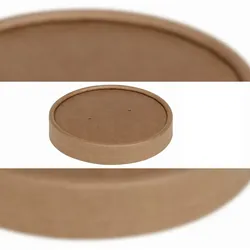 naturesse 500 Deckel aus Kraftpapier beschichtet braun