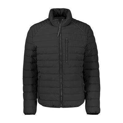 Steppjacke LERROS "Wattierte Steppjacke mit hochschließendem Kragen", Herren, Gr. 4XL, schwarz, 100% Polyester, Jacken Steppjacke