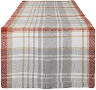 DII Thanksgiving Cozy Picnic, Plaid Table Runner